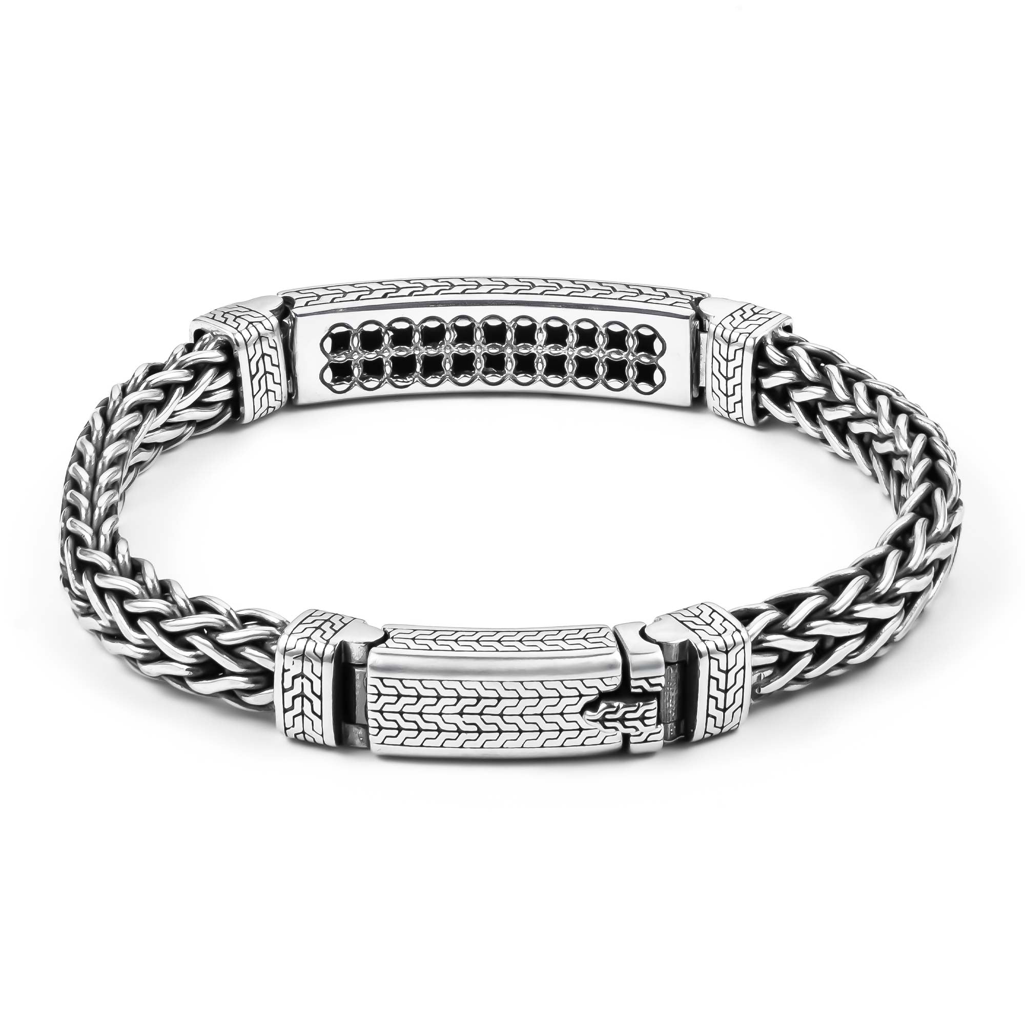 Arno – Bracciale in Argento Intrecciato Artigianale