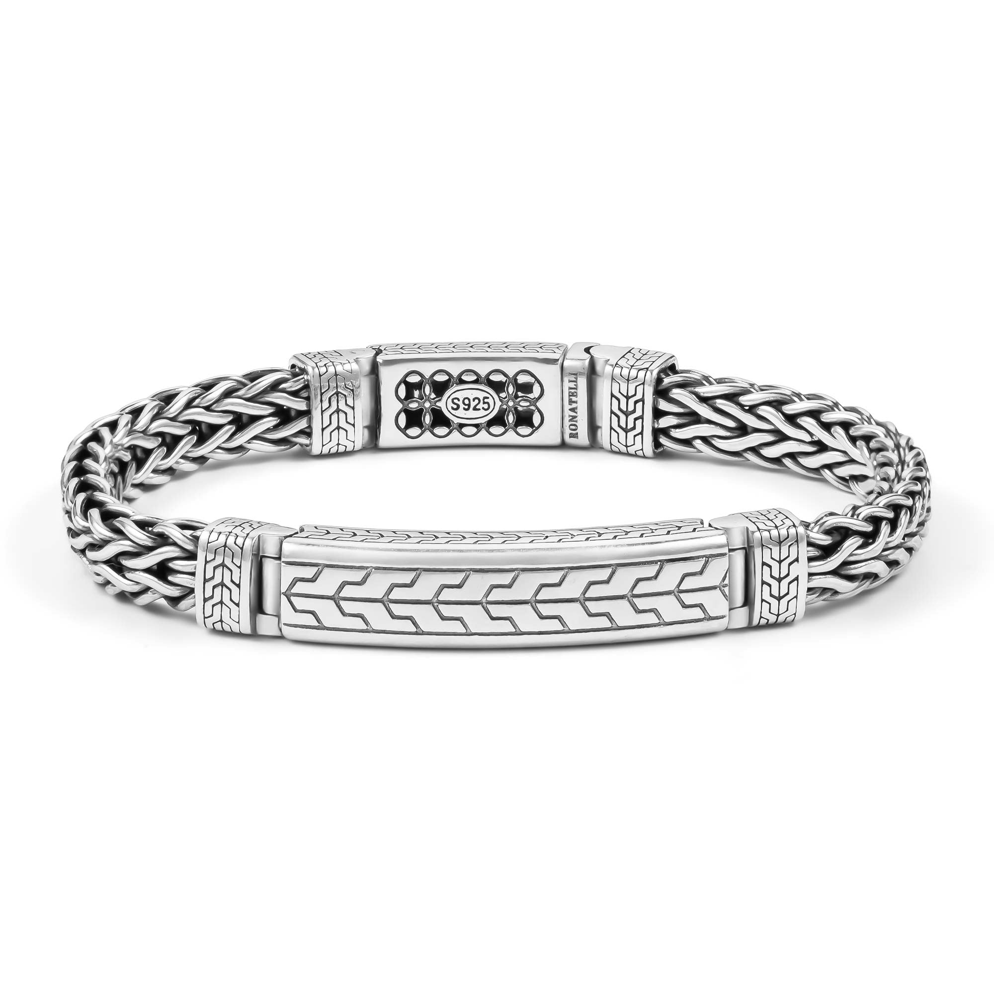 Arno – Bracciale in Argento Intrecciato Artigianale