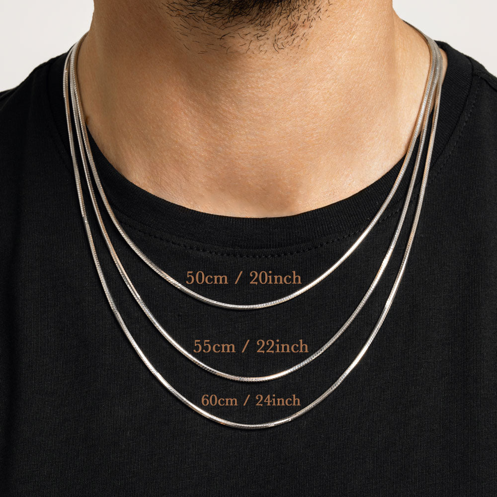 Fuli - Snake Bone Slim Chain Necklace