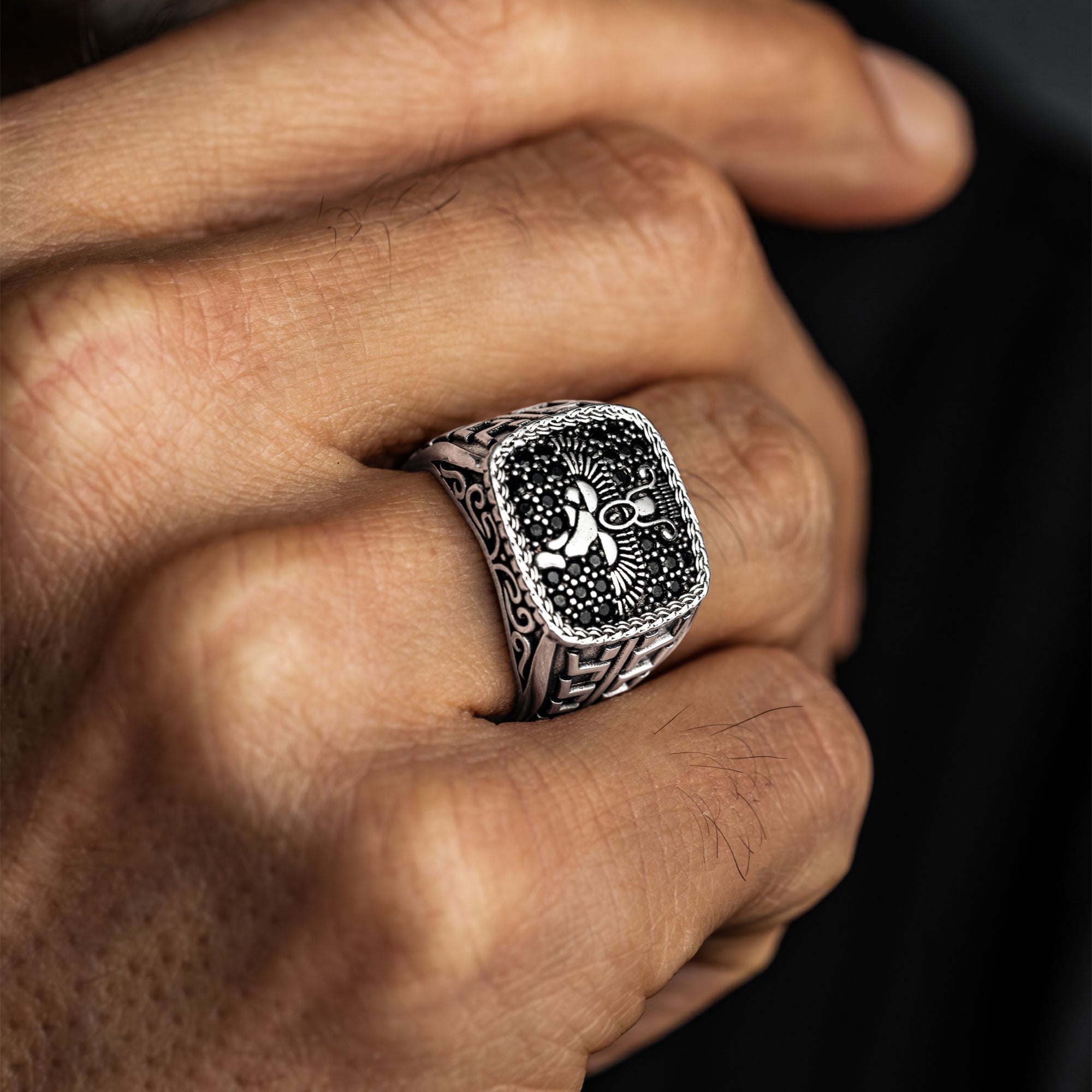 Horus - Faravahar 925 Silver Ring