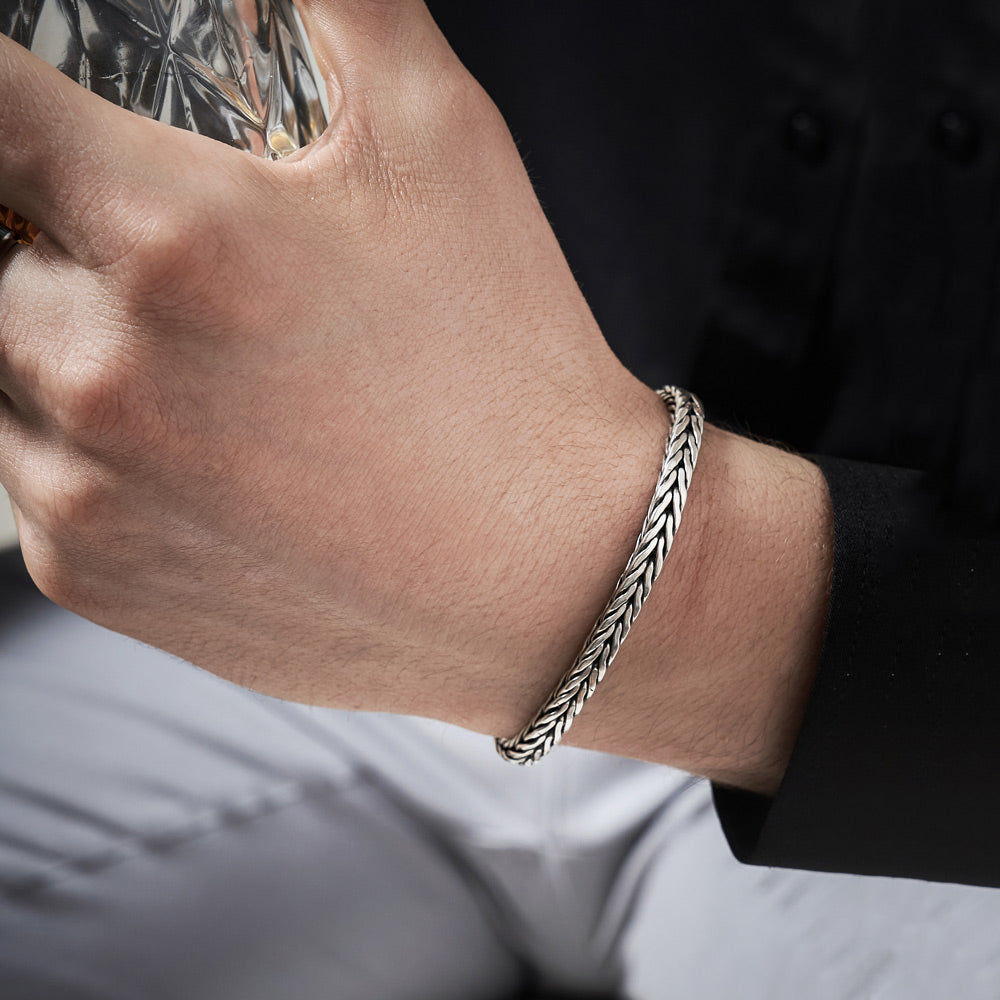 Crein - Bracciale intrecciato fatto a mano