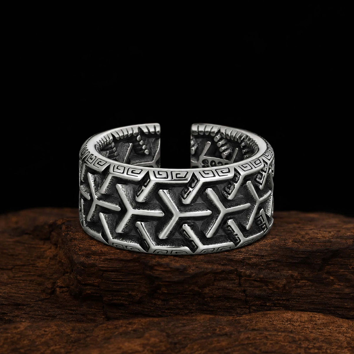 Kleos – Ring med græsk mønster