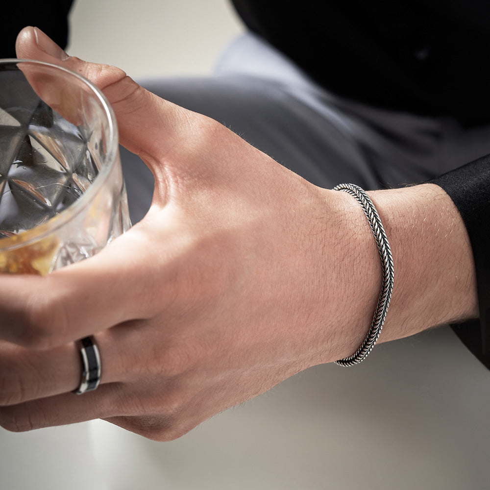 Sergo - 925 Sterling Silver Handmade Bracelet