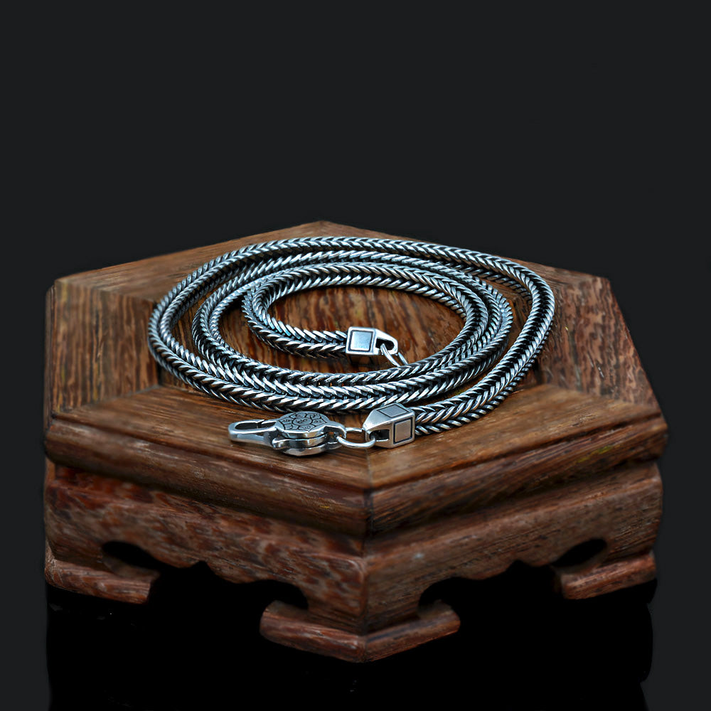 Sergo - Collier Chaîne Fait Main En Argent Sterling 925