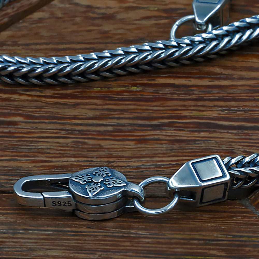 Sergo - 925 Sterling Silver Handmade Chain Necklace