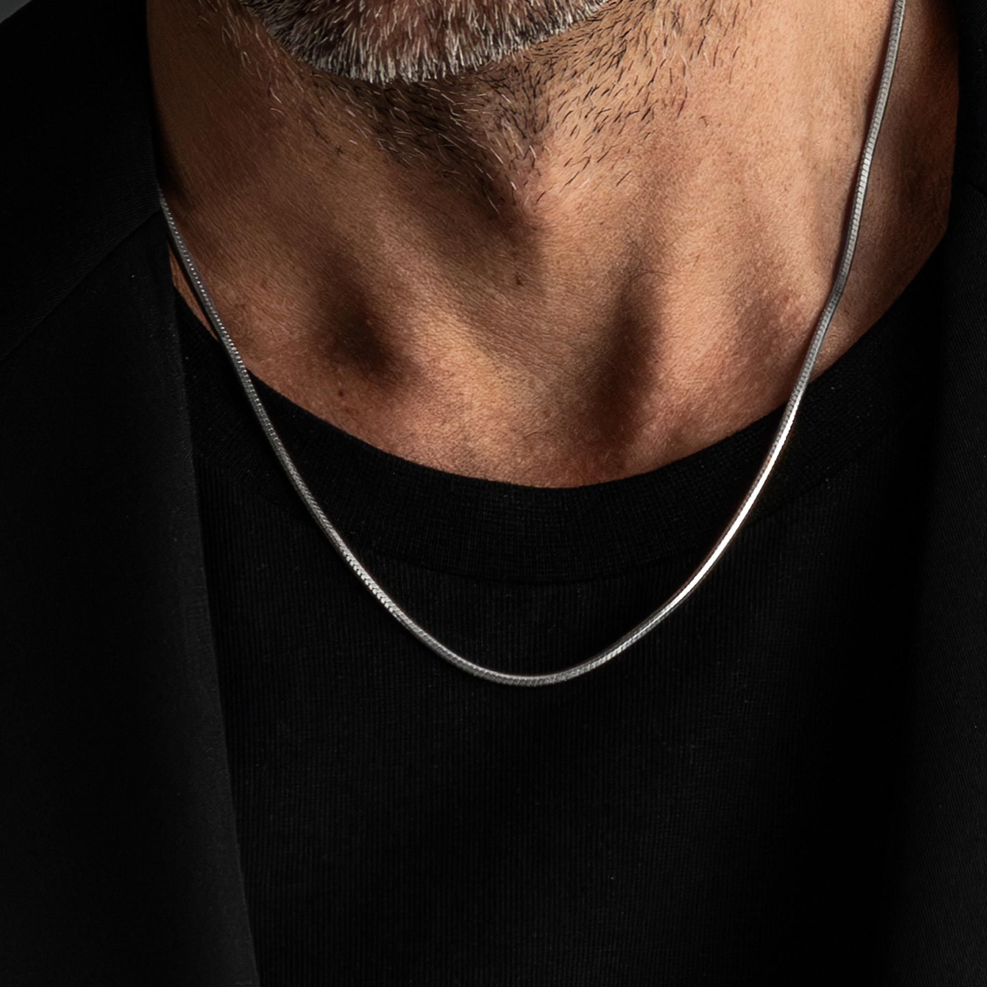 Fuli - Snake Bone Slim Chain Necklace