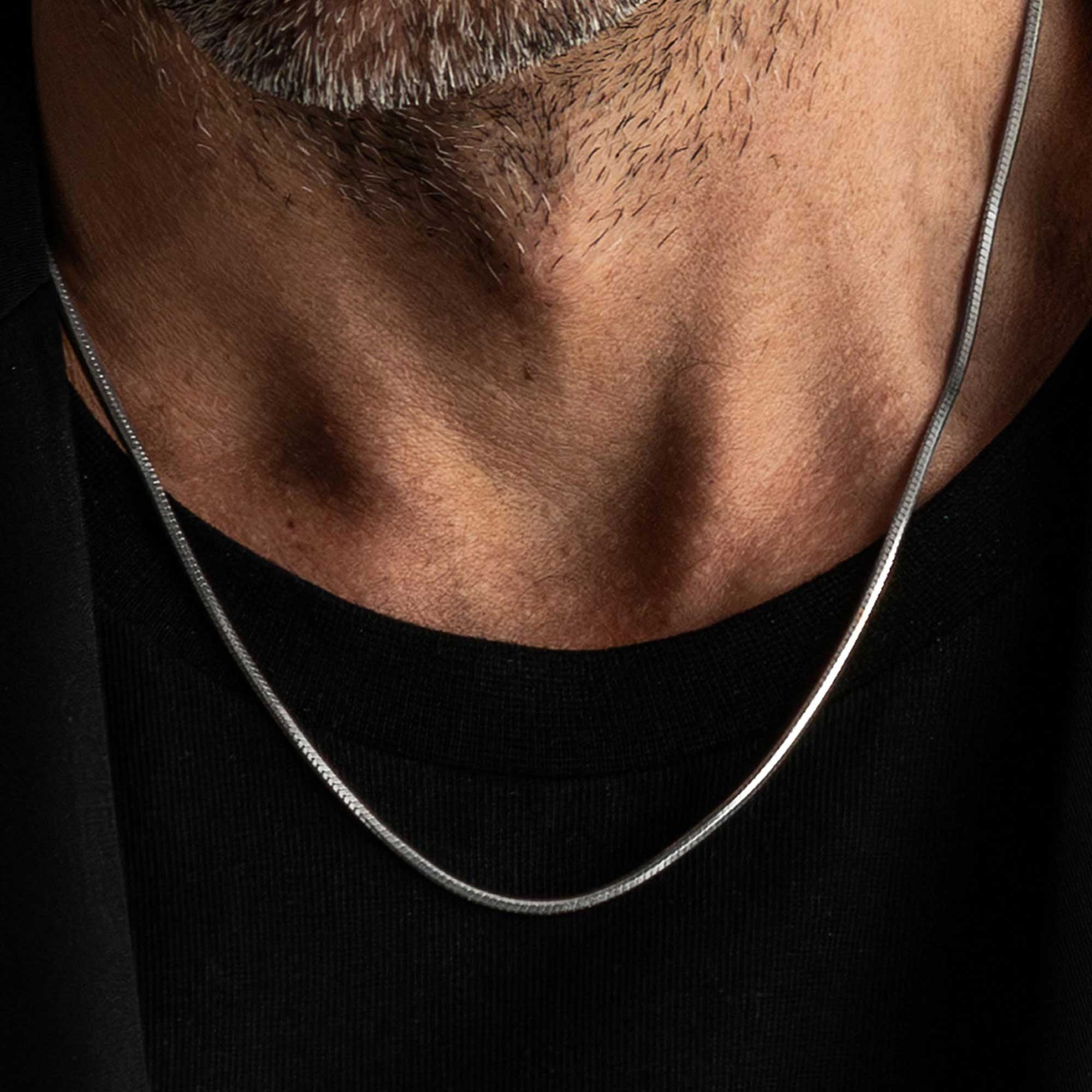 Fuli - Snake Bone Slim Chain Necklace