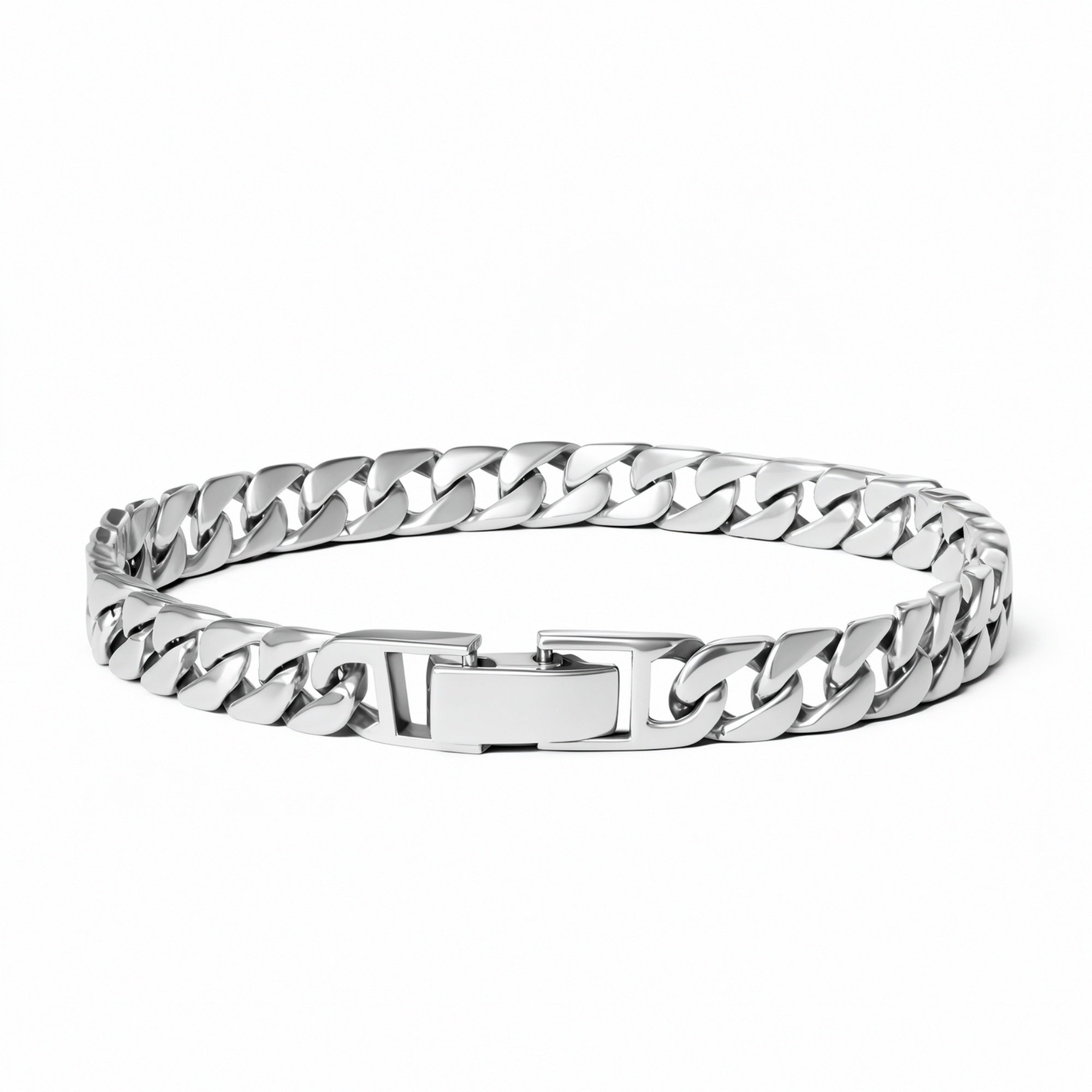 Savona - Bracelet à maille cubaine en argent 925