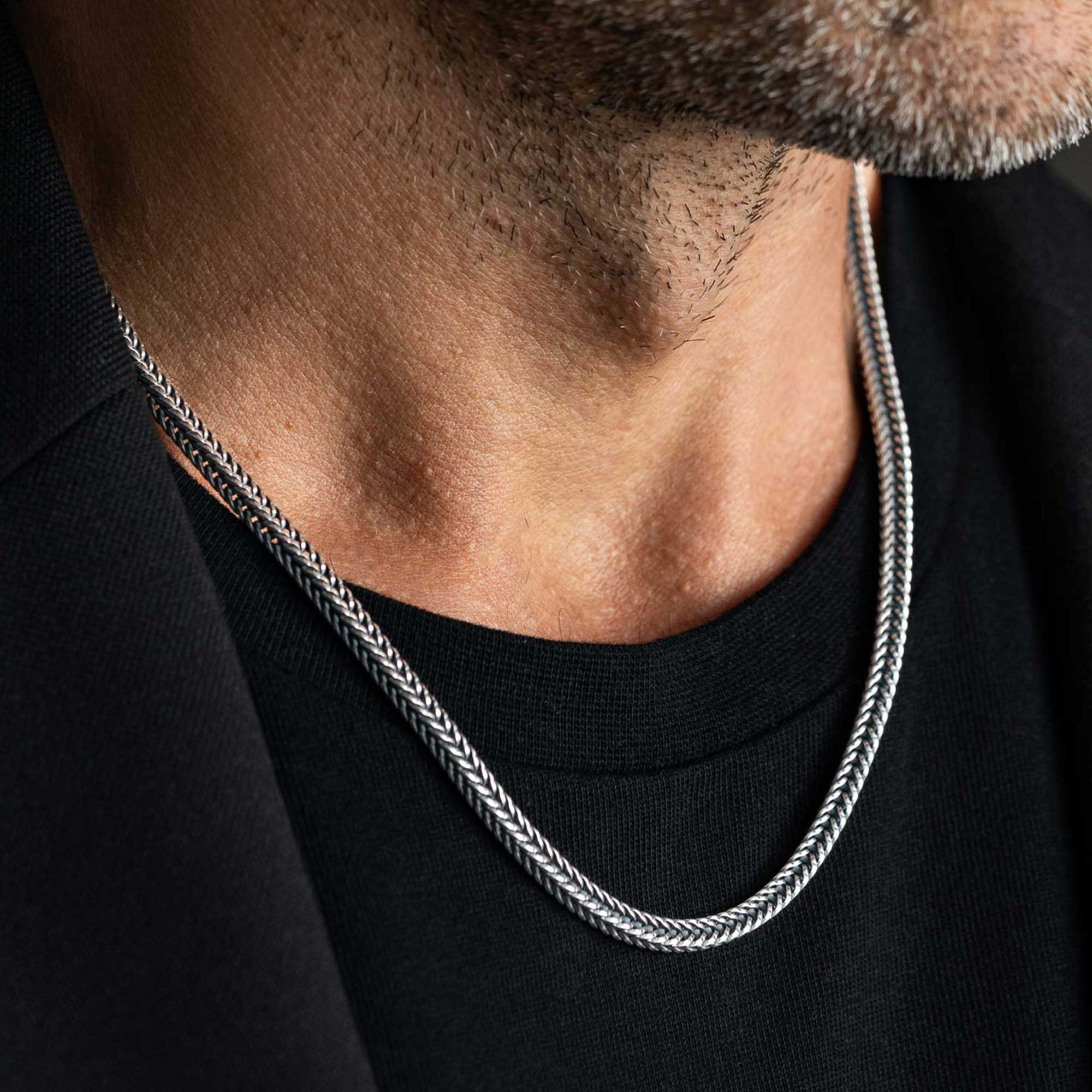 Sergo - 925 Sterling Silver Handmade Chain Necklace