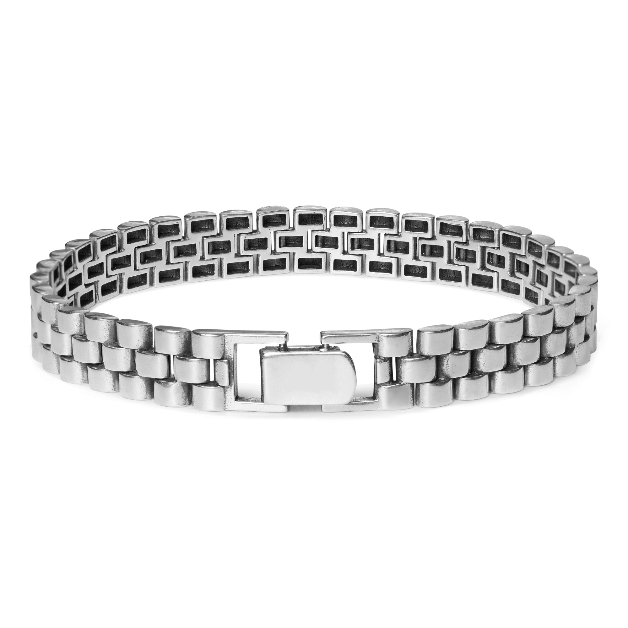 Siena - Sterling Silver Multi-Row Link Bracelet