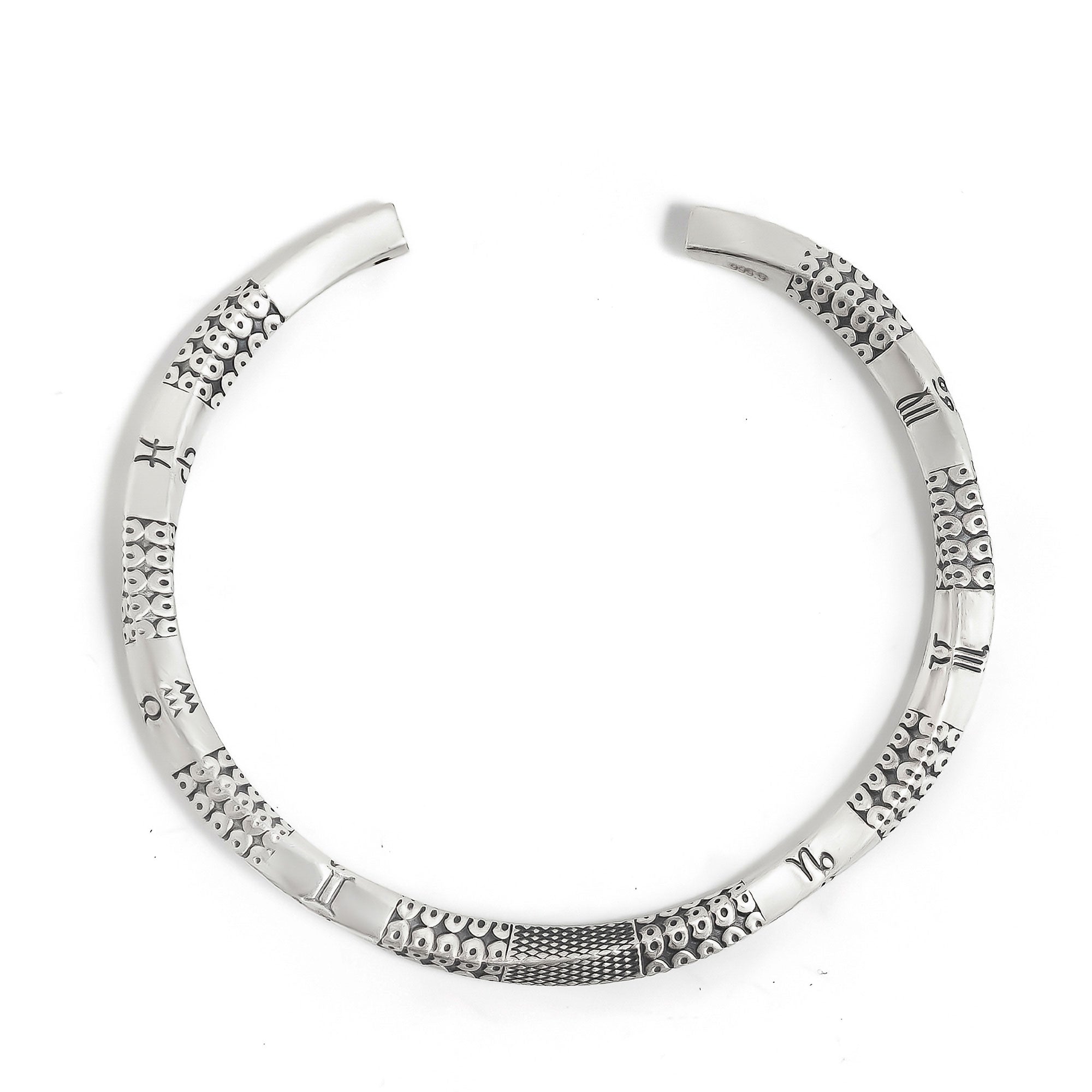 Turin - Sølv Stjernetegn Bangle Armbånd