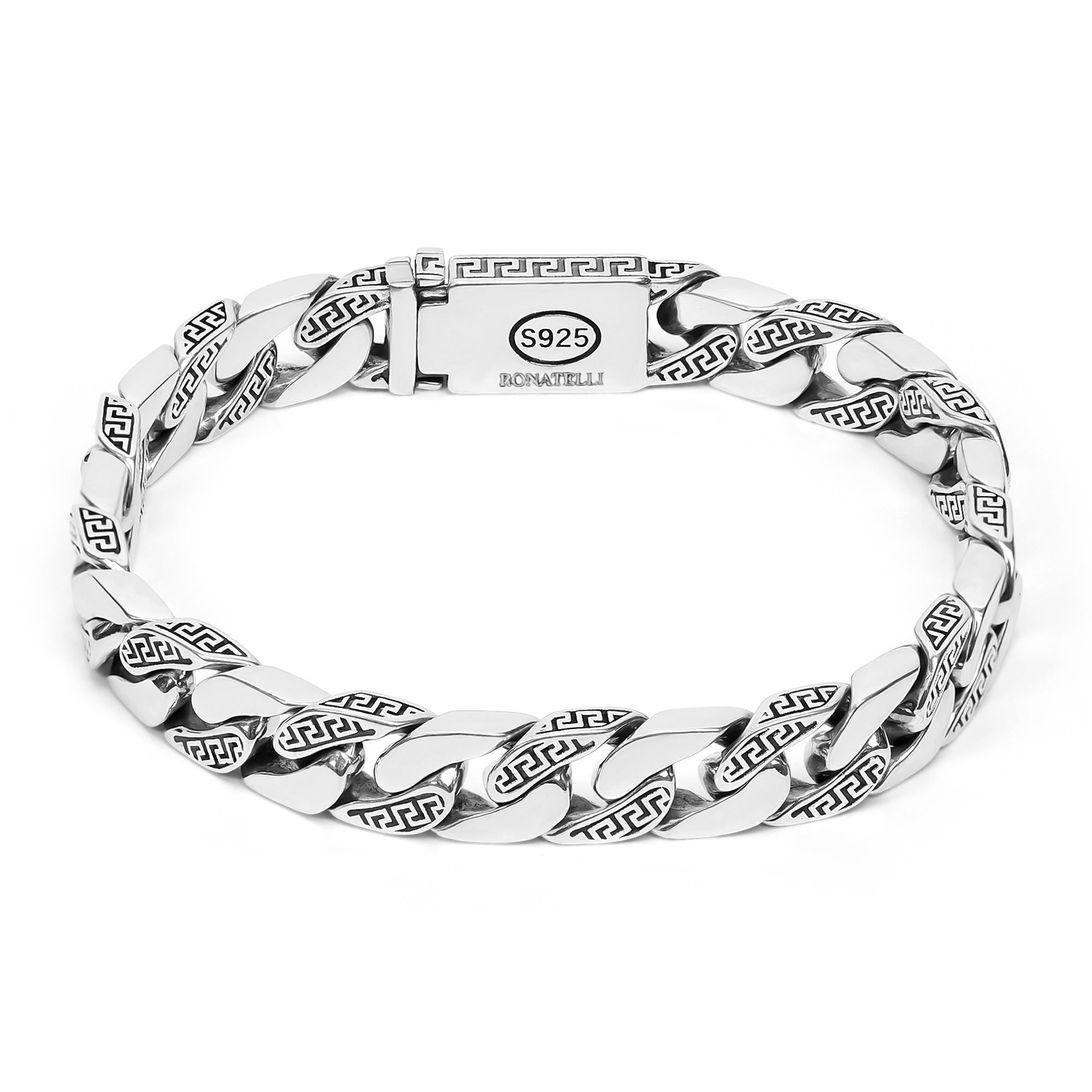 Athena - Klassieke handgemaakte zilveren armband