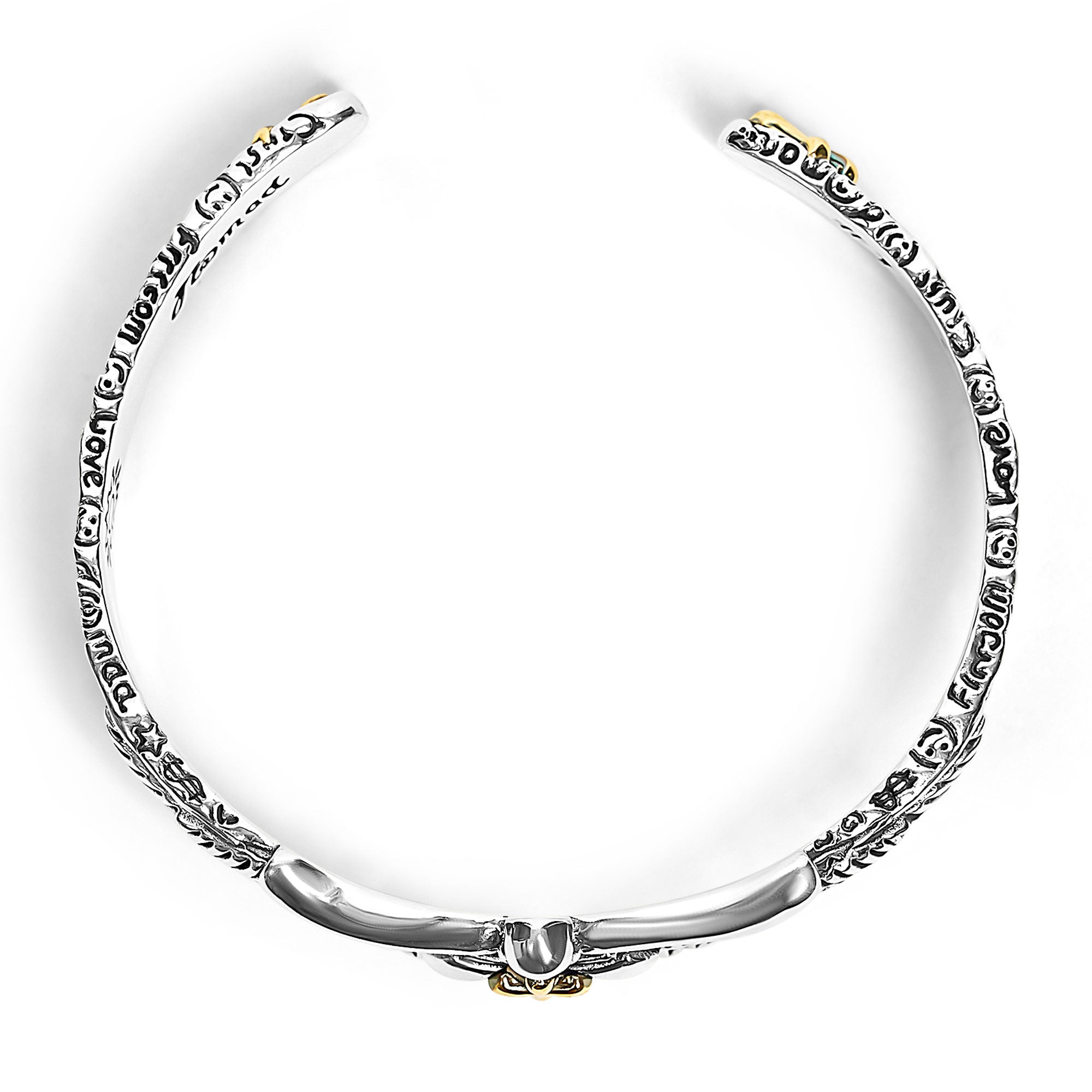 Calvi - Angel Wings Cross Bracelet