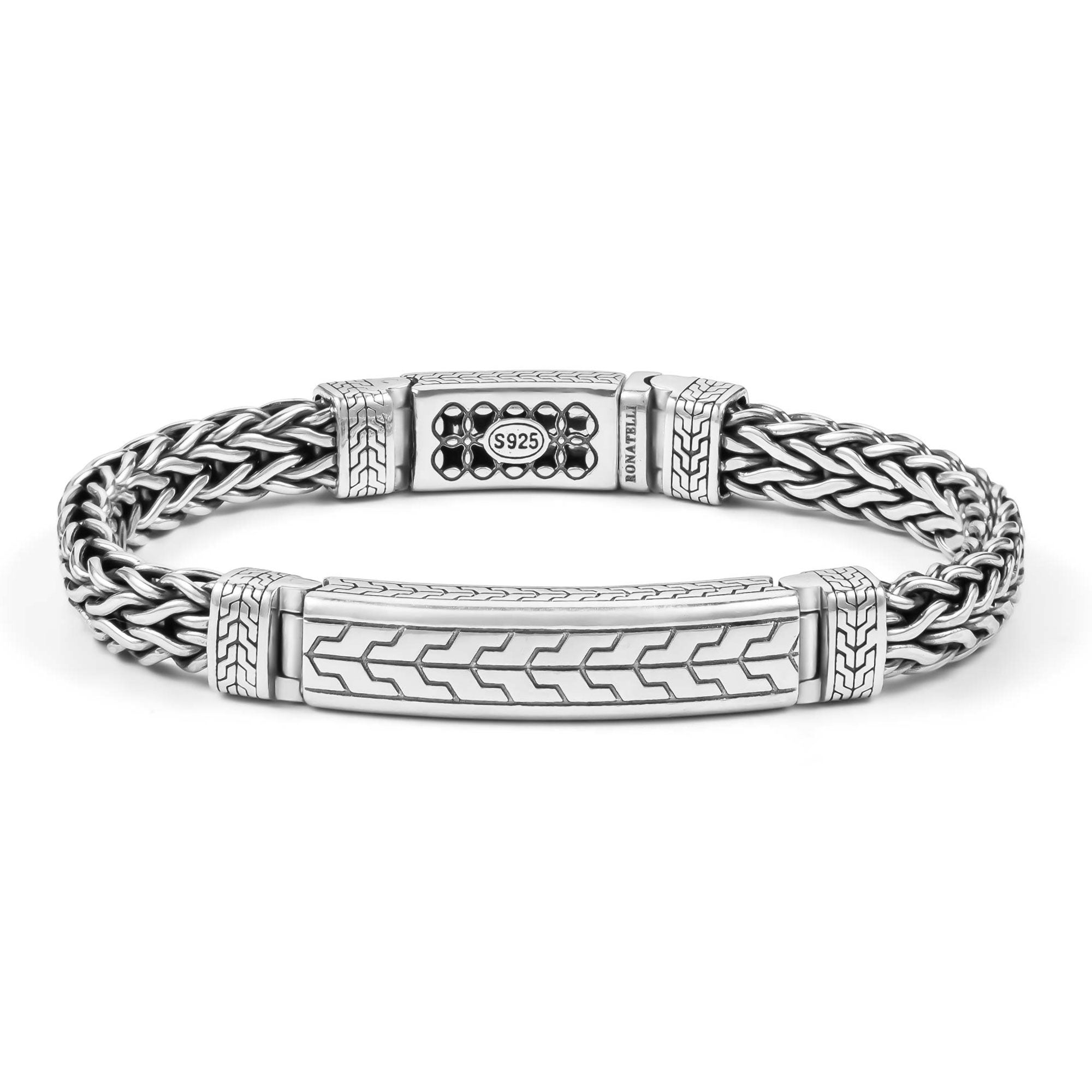 Arno - Handmade Silver Braided Bracelet