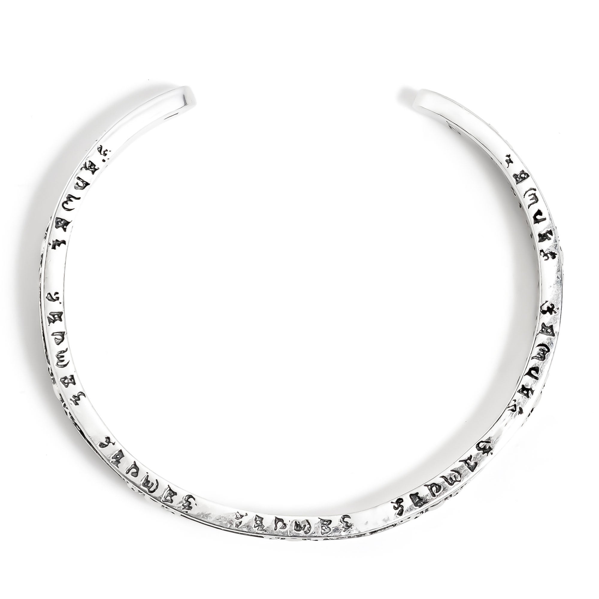 Basel - Ancient Silver Bangle Bracelet