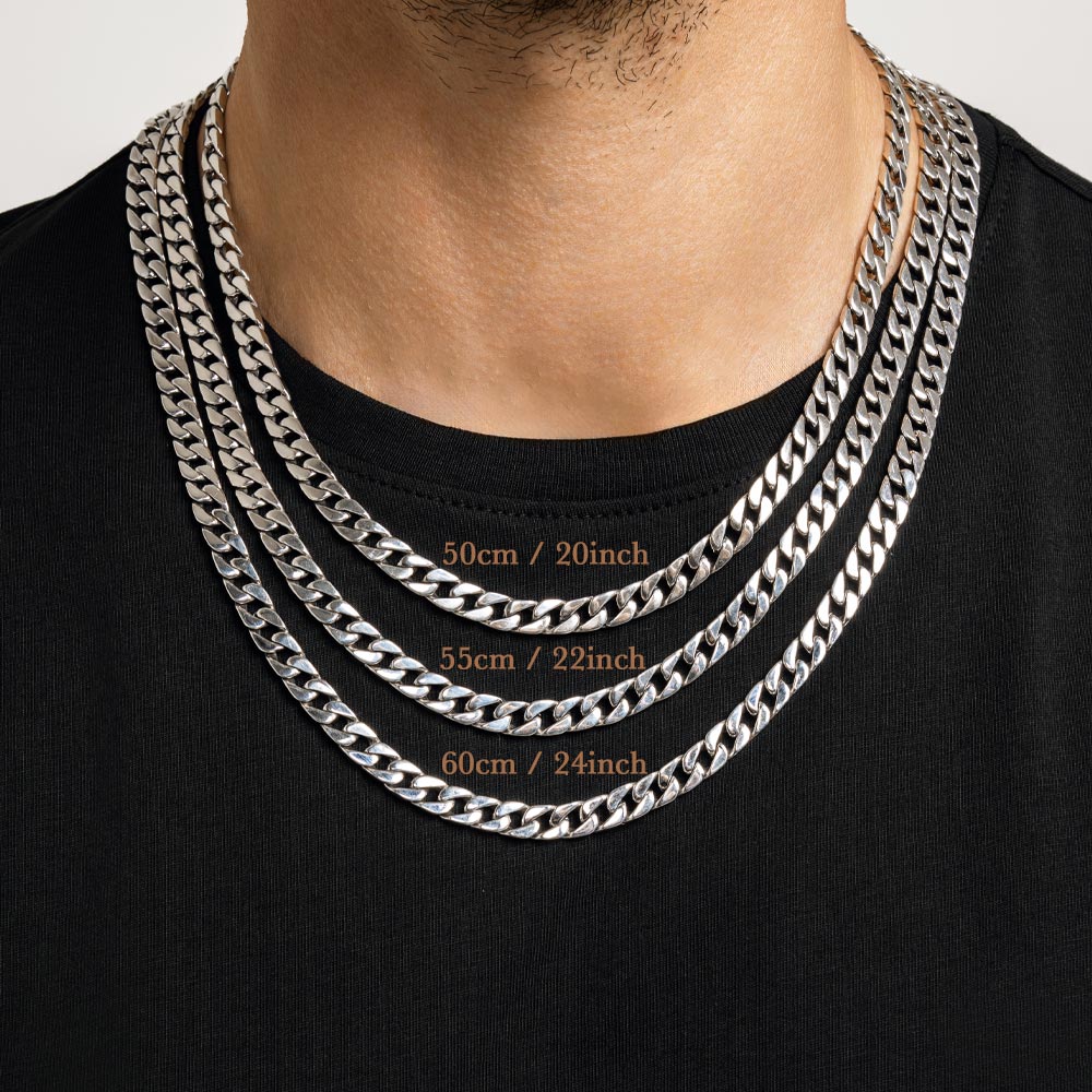 Cana - Collar Clásico de Cadena de Plata