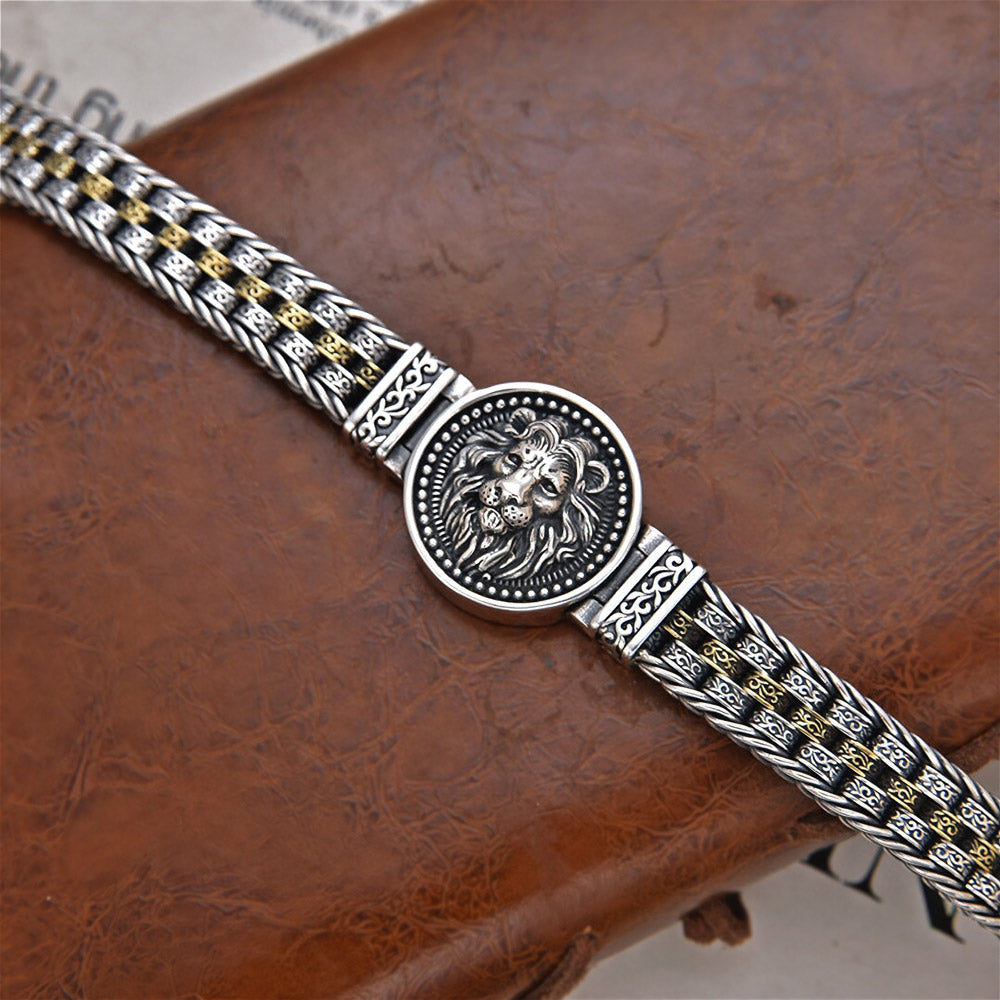 Handmade-925-Sterling-Silver-Lion-Bracelet-for-Men-Magnus-Ronatelli