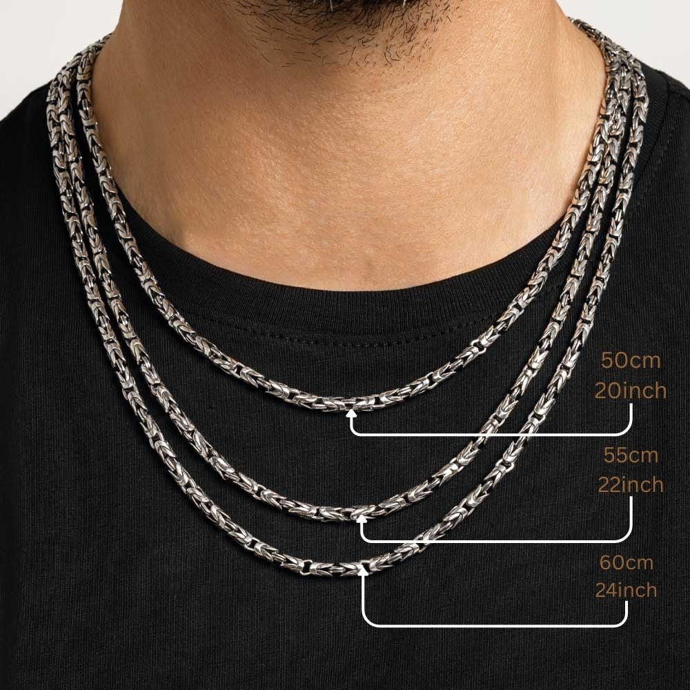 Pudolf - Handgjort Silver Halsband