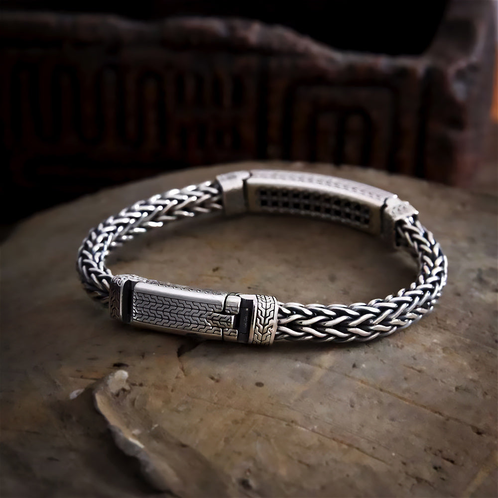 Ronatelli-Arno-handmade-braided-925-sterling-silver-bracelet-for-men
