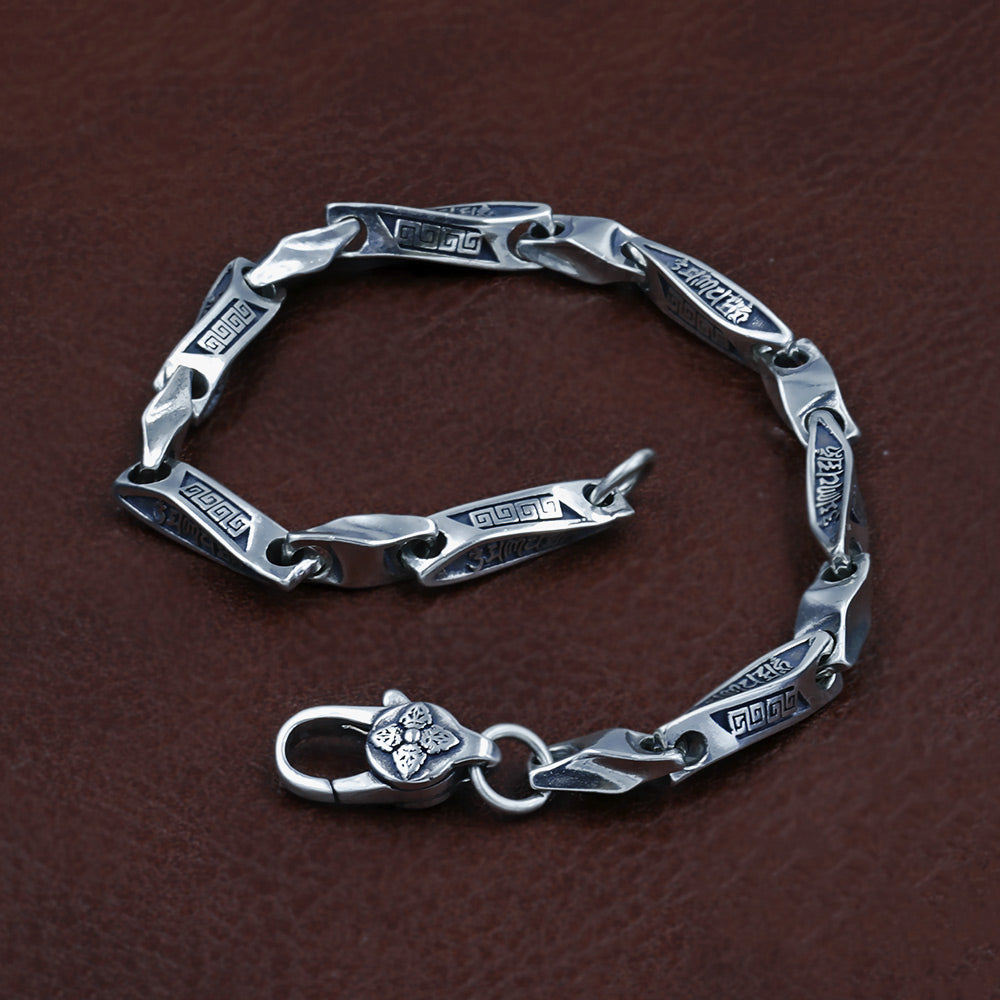 Krun - Bracciale in argento sterling 925