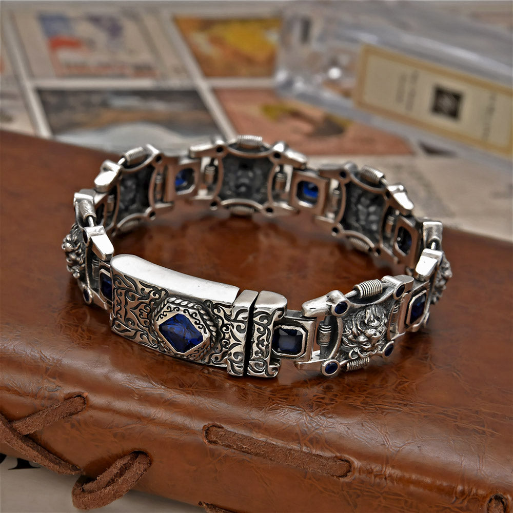 Leo - Royal Silver Bracelet