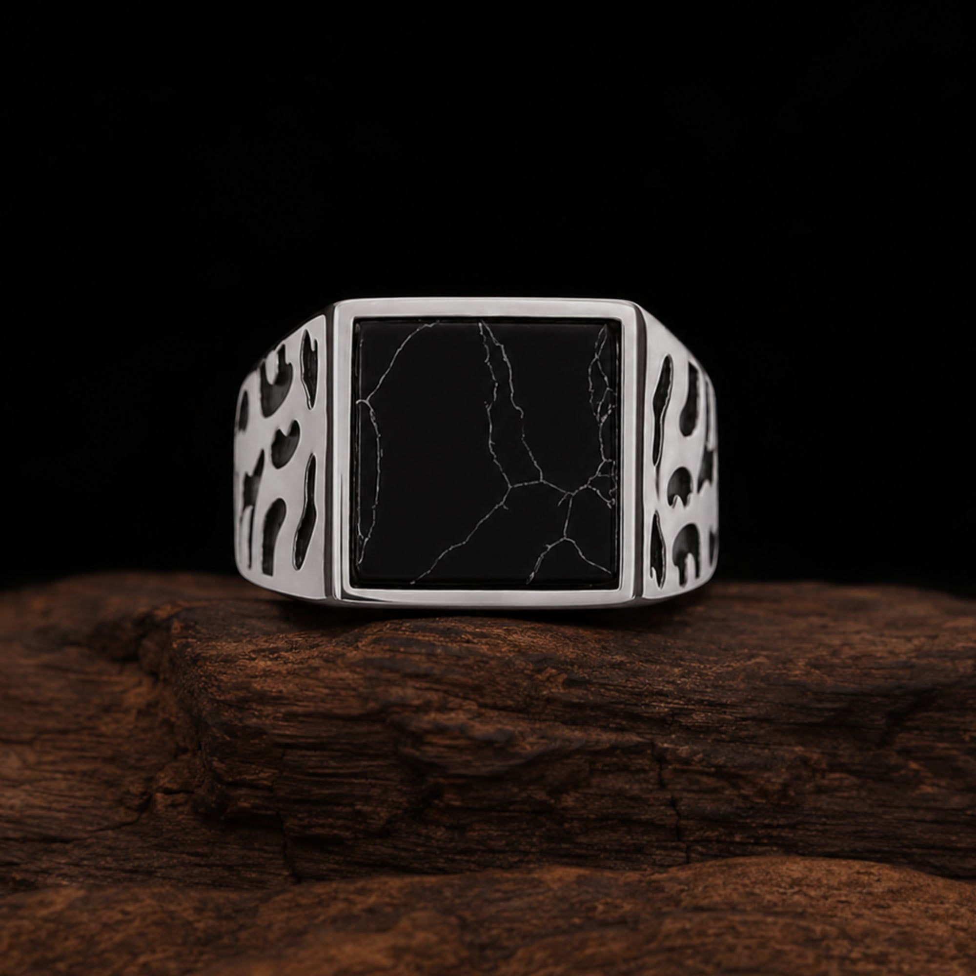 Marmo - Sterling Silver Signet Ring