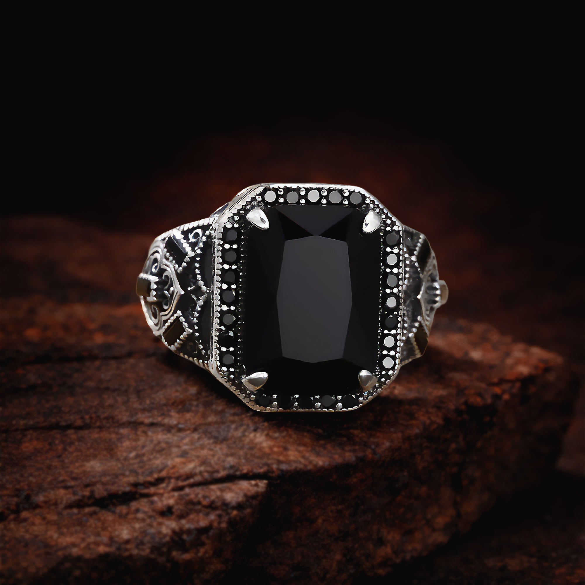 Ronatelli-Nero-Handmade-925-sterling-silver-black-agate-signet-ring-for-men