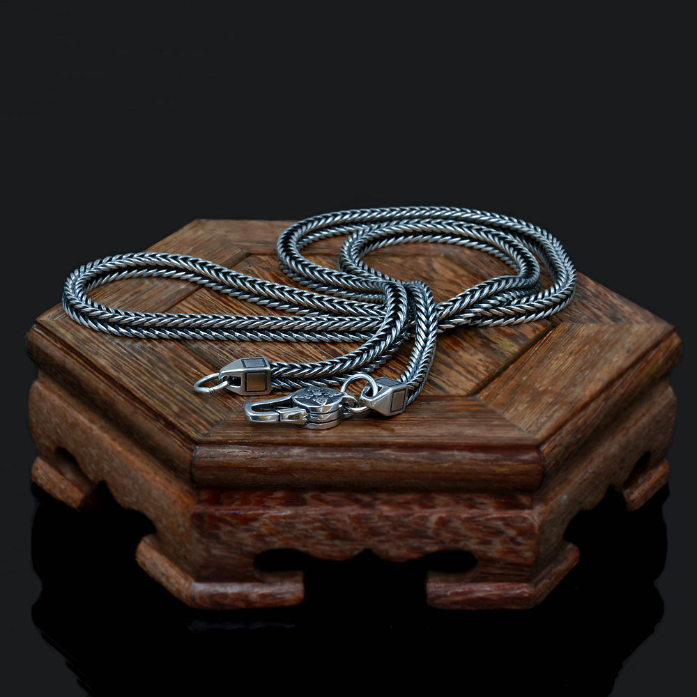 Sergo - Collar de cadena hecho a mano de plata de ley 925
