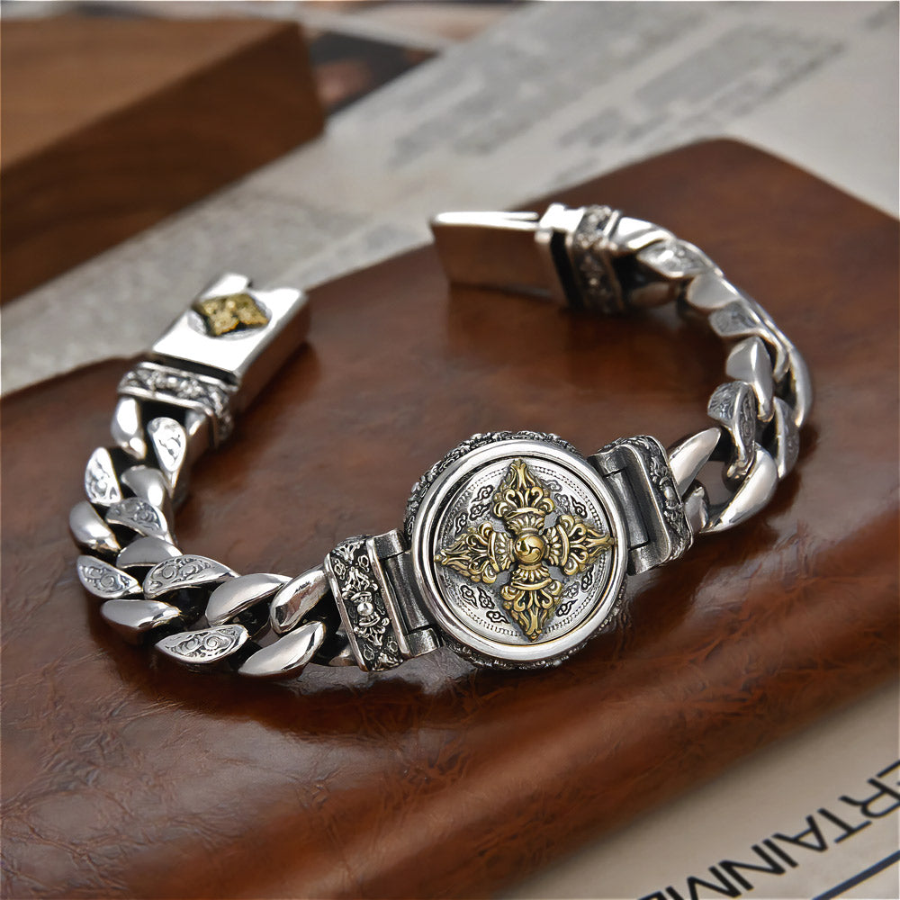 Zeus - Bracelet En Argent Fait Main