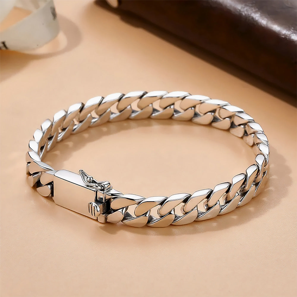Slider Chain Studded Silver Bracelet For Girls & Women - Forever Silver
