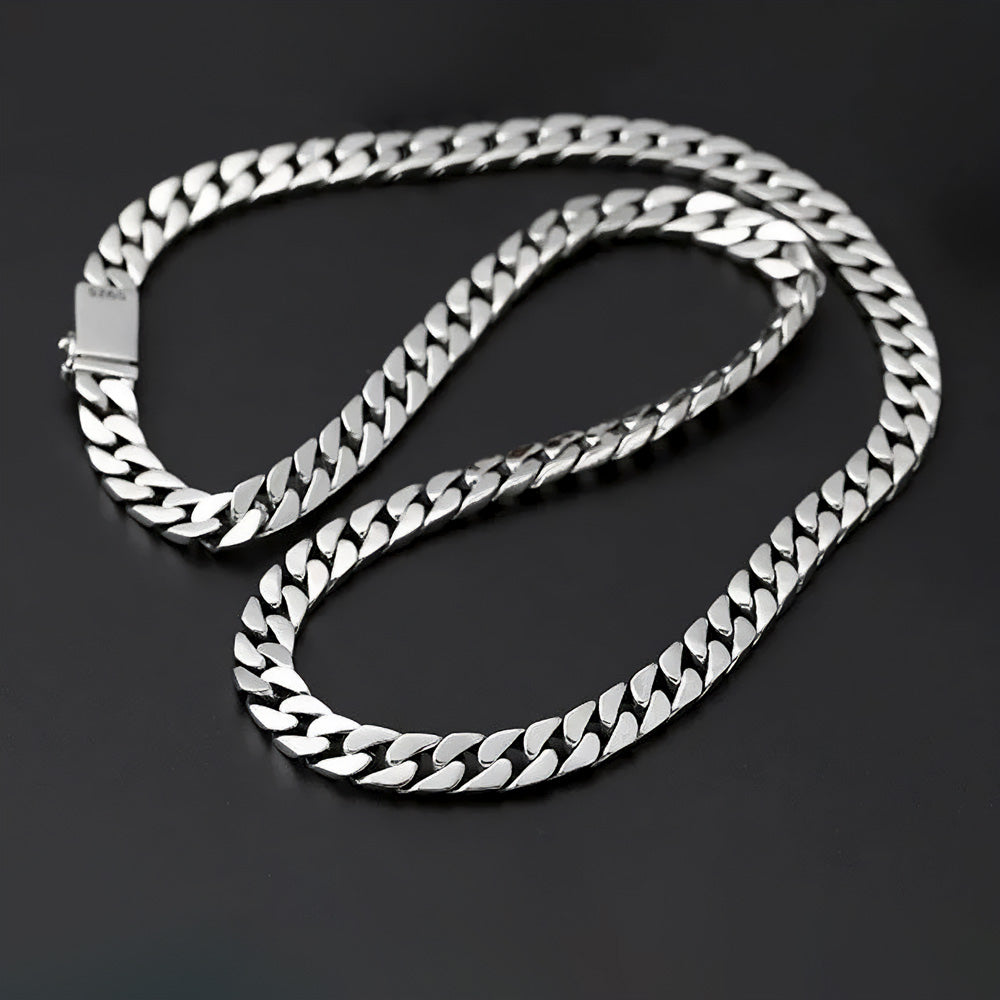 Cana - Klassiskt Silver Kedja Halsband