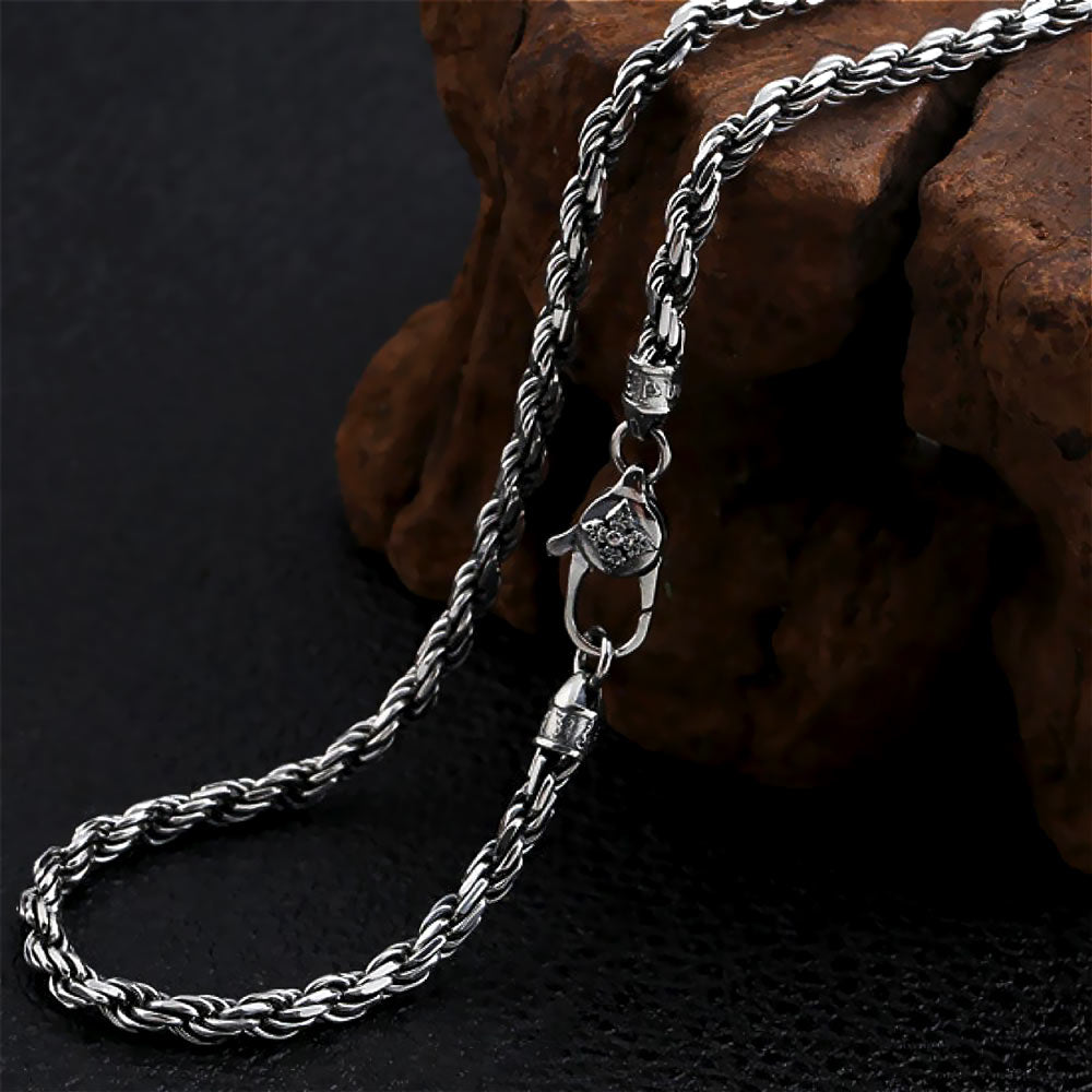 Monza - Collana a catena in argento sterling 925