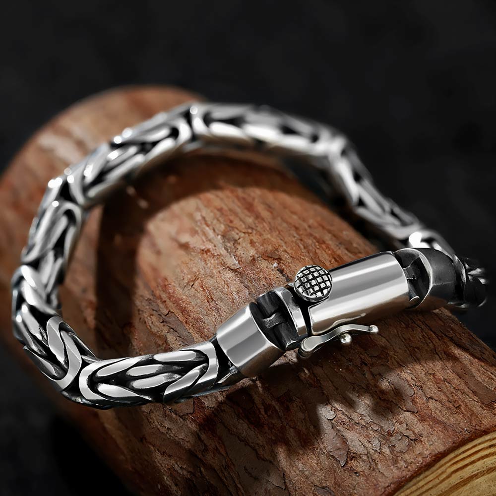 Pudolf - Handgefertigtes Silber Armband