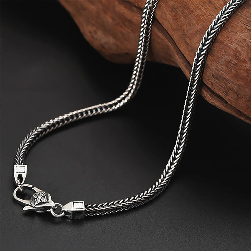 925 Sterling Silber Handgemachte Kette Halskette für Männer - Sergo