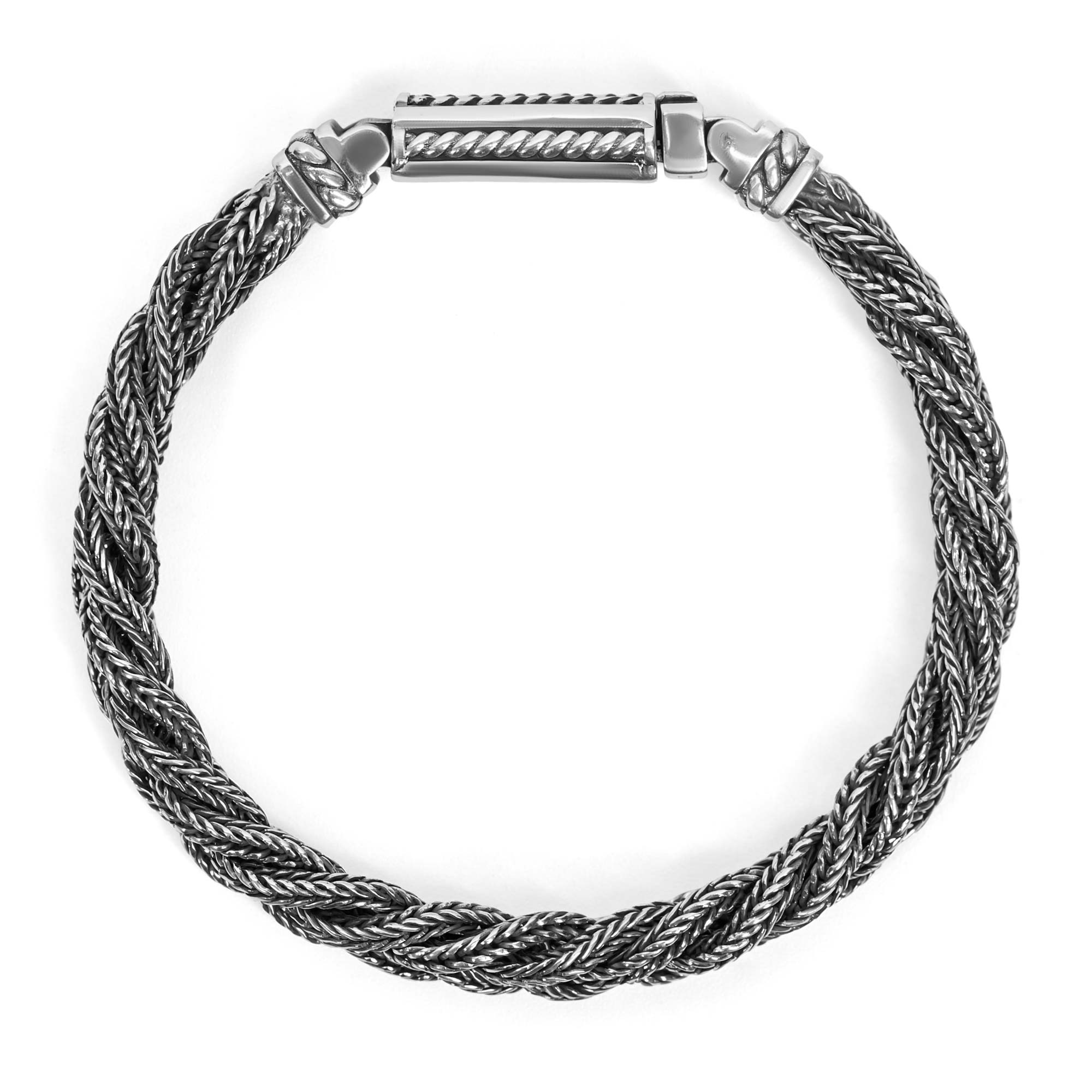 Parma - Vossenstaart handgemaakte Zilveren Armband