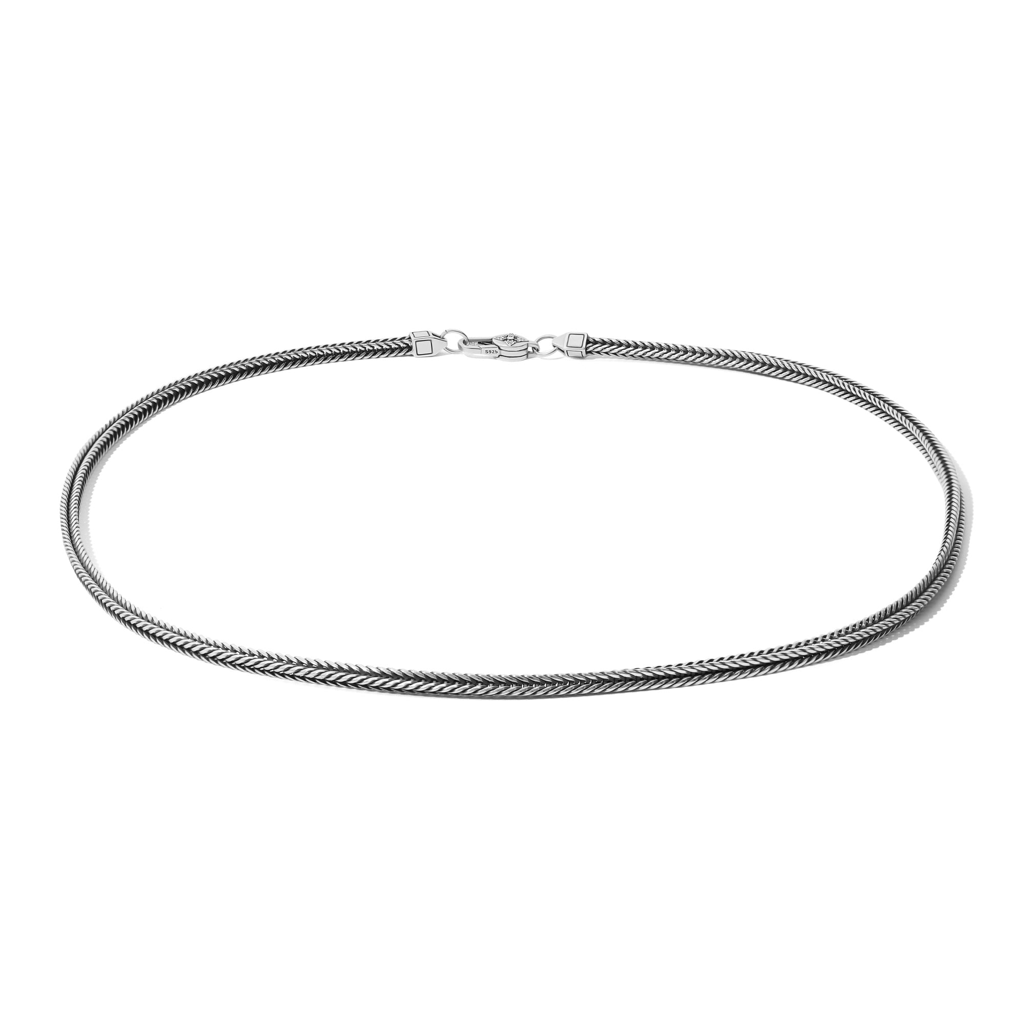 Sergo - 925 Sterling Silber Handgefertigte Kette Halskette