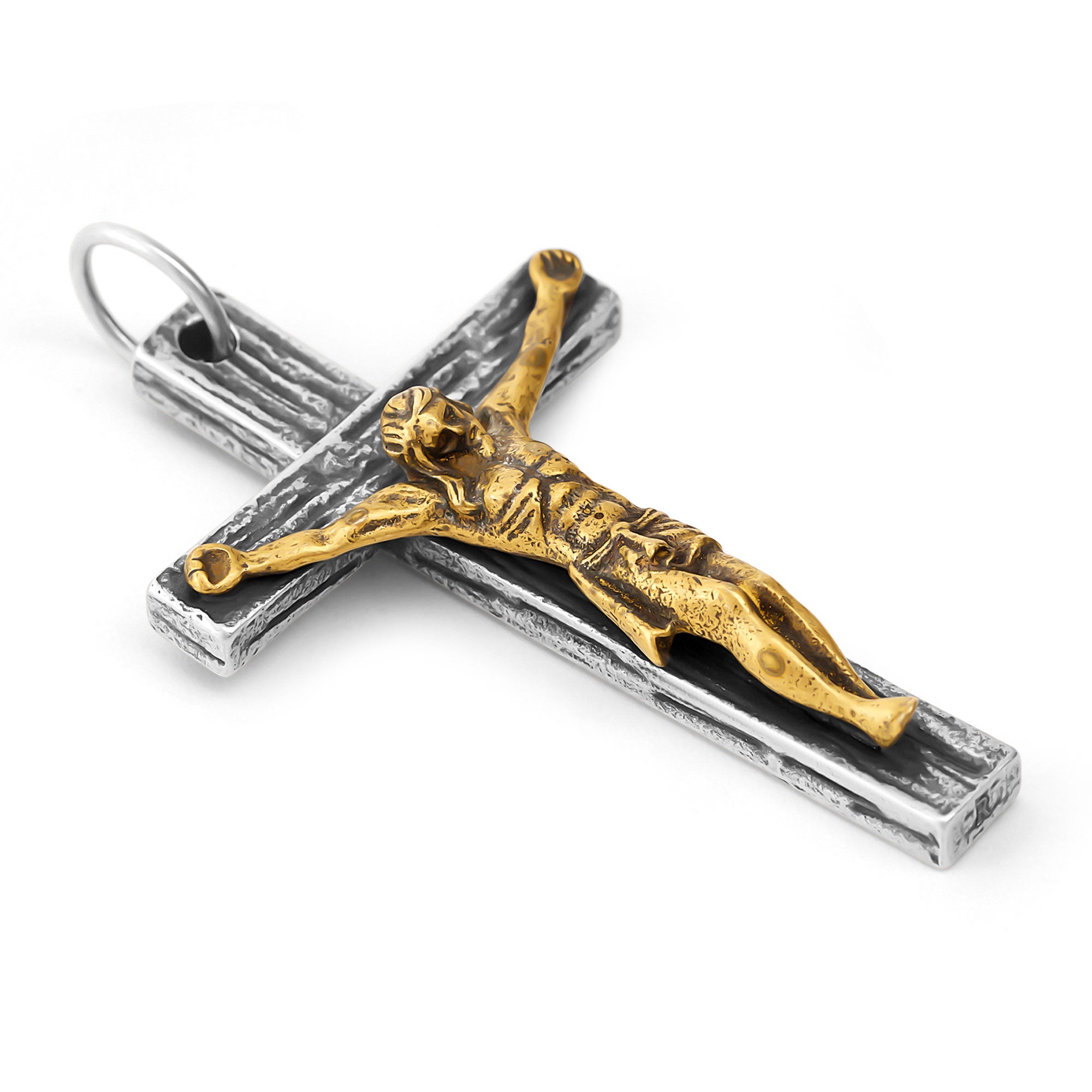 Cascia - Krucifix Silver Jesus Hängsmycke
