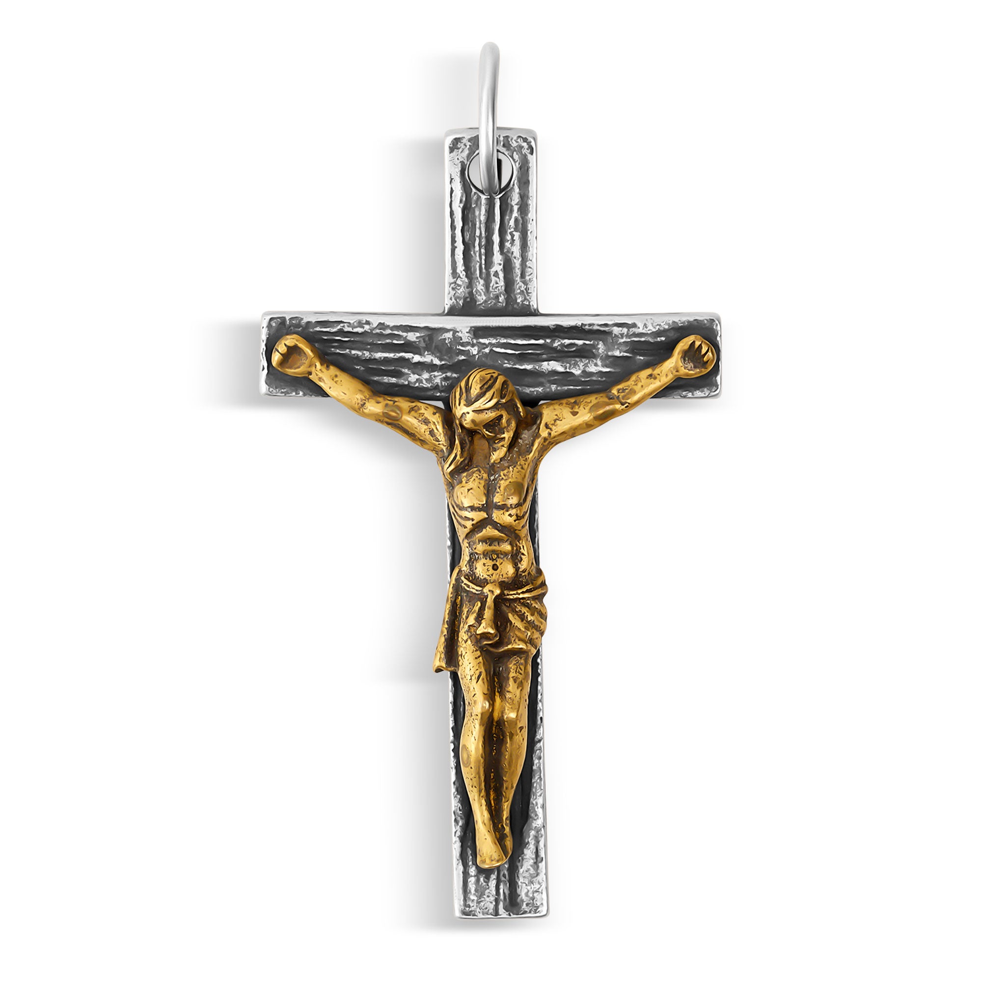 Cascia - Krucifix Silver Jesus Hängsmycke