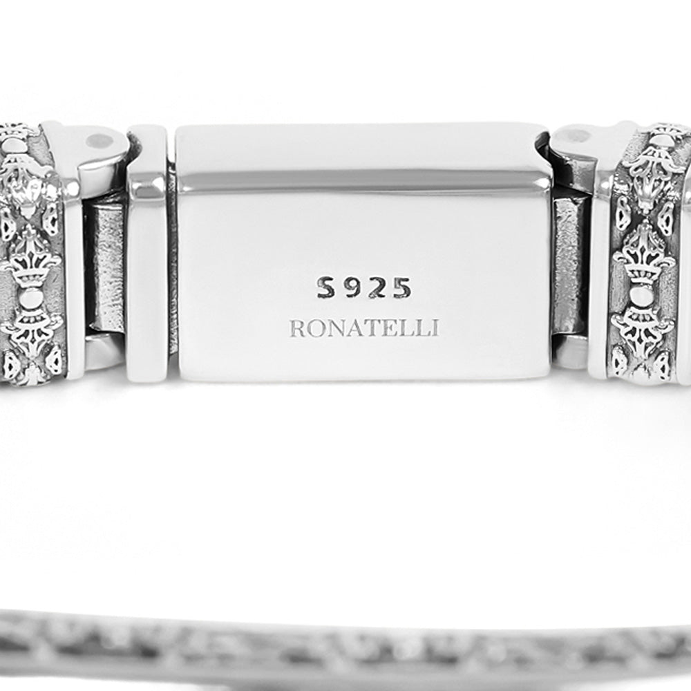 Poseidon - Silver Handmade Old Fashioned Bracelet