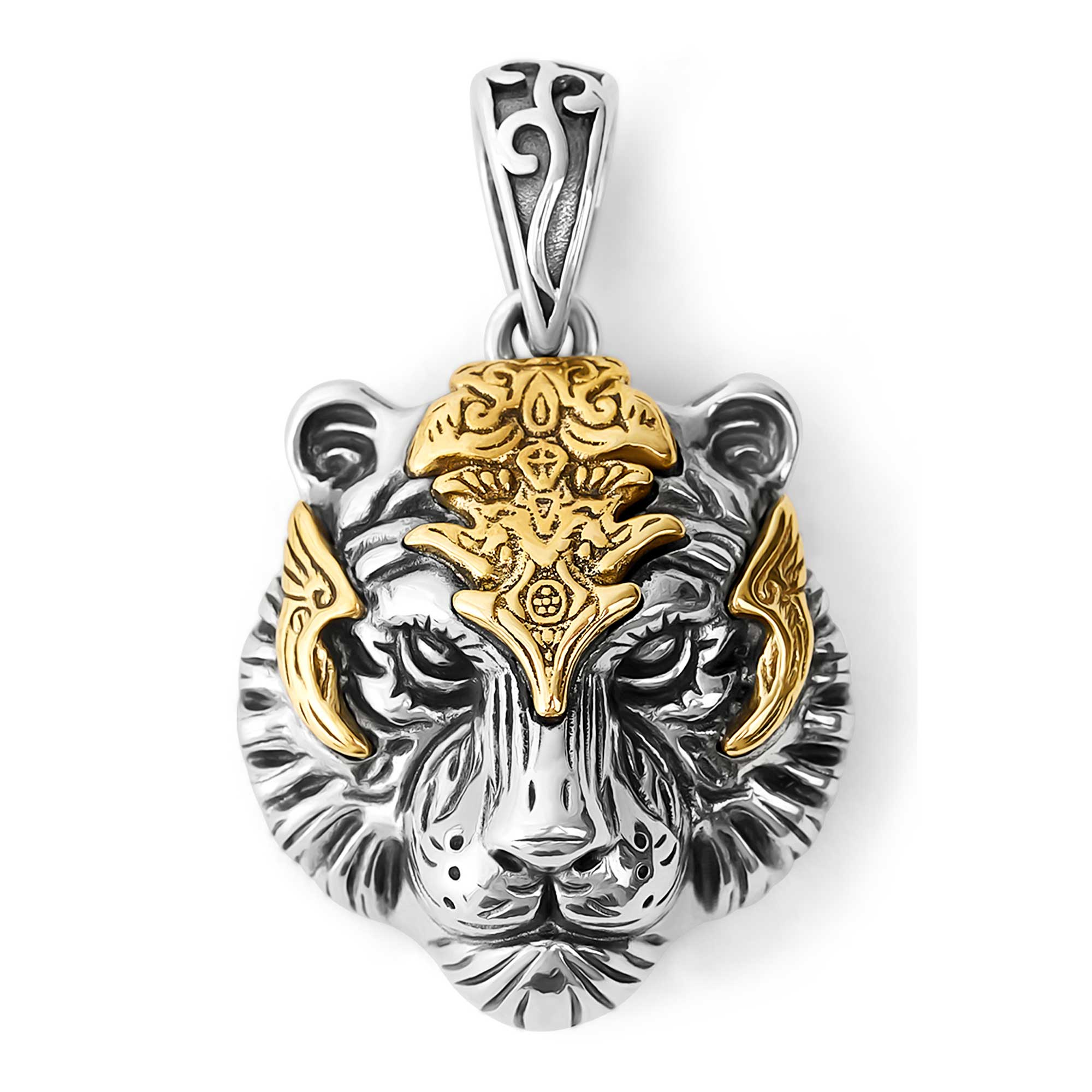 Anzio - Silver Tiger Pendant