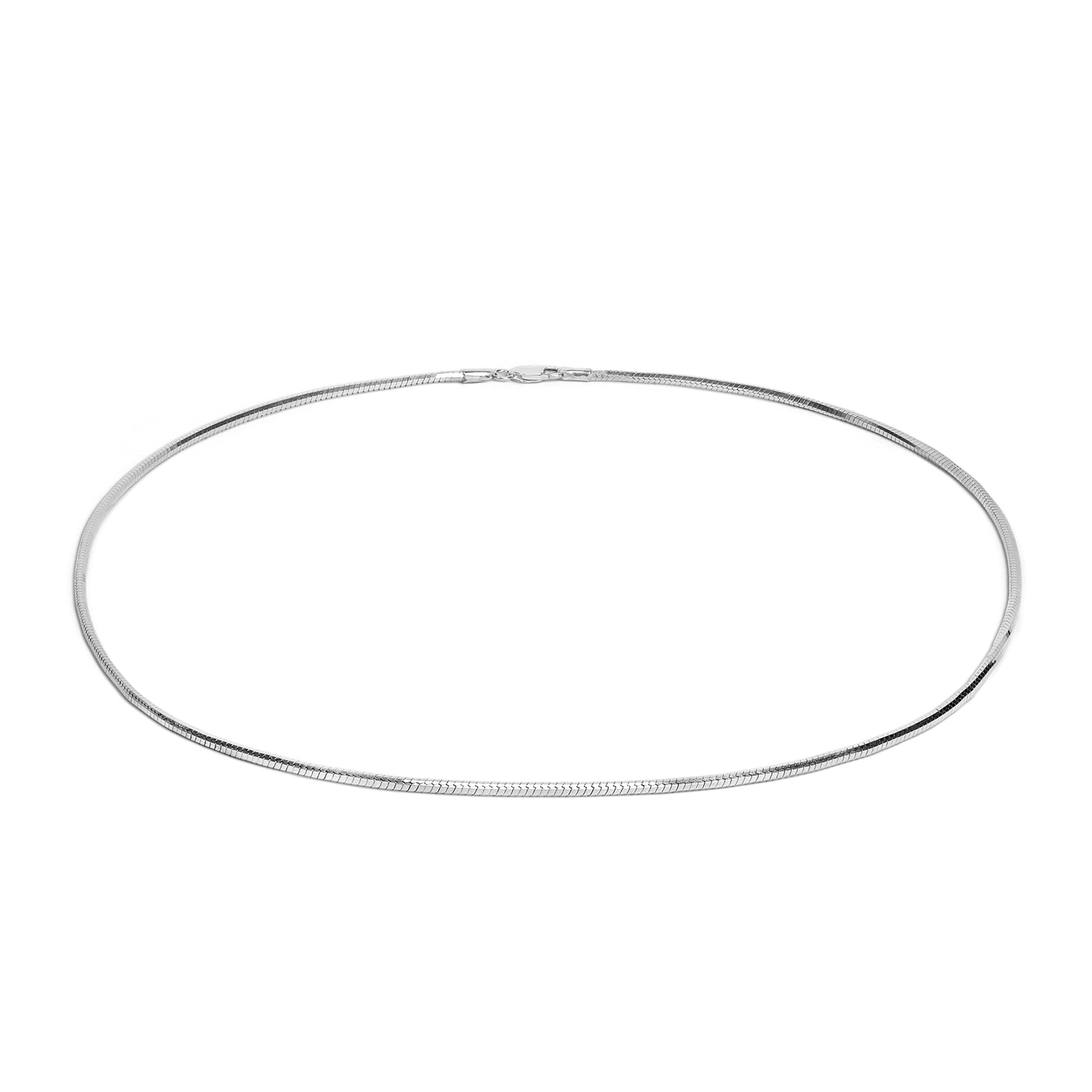 Fuli - Schlangenknochen Schlanke Kette Halskette