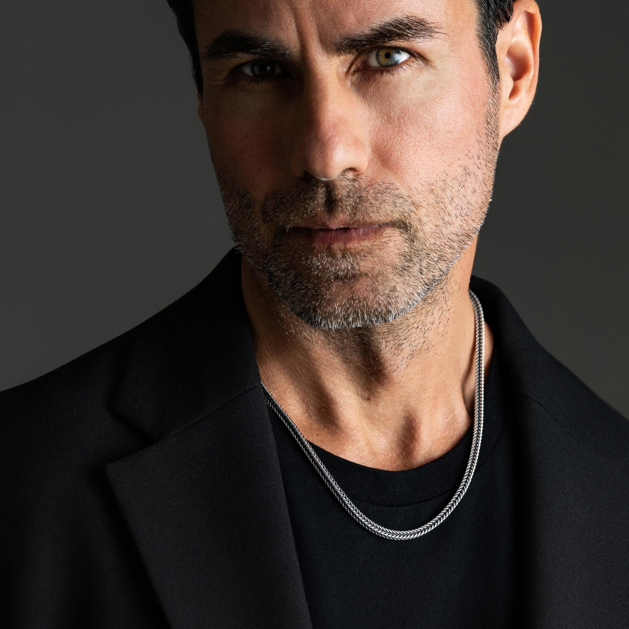 Sergo - 925 Sterling Silver Handmade Chain Necklace