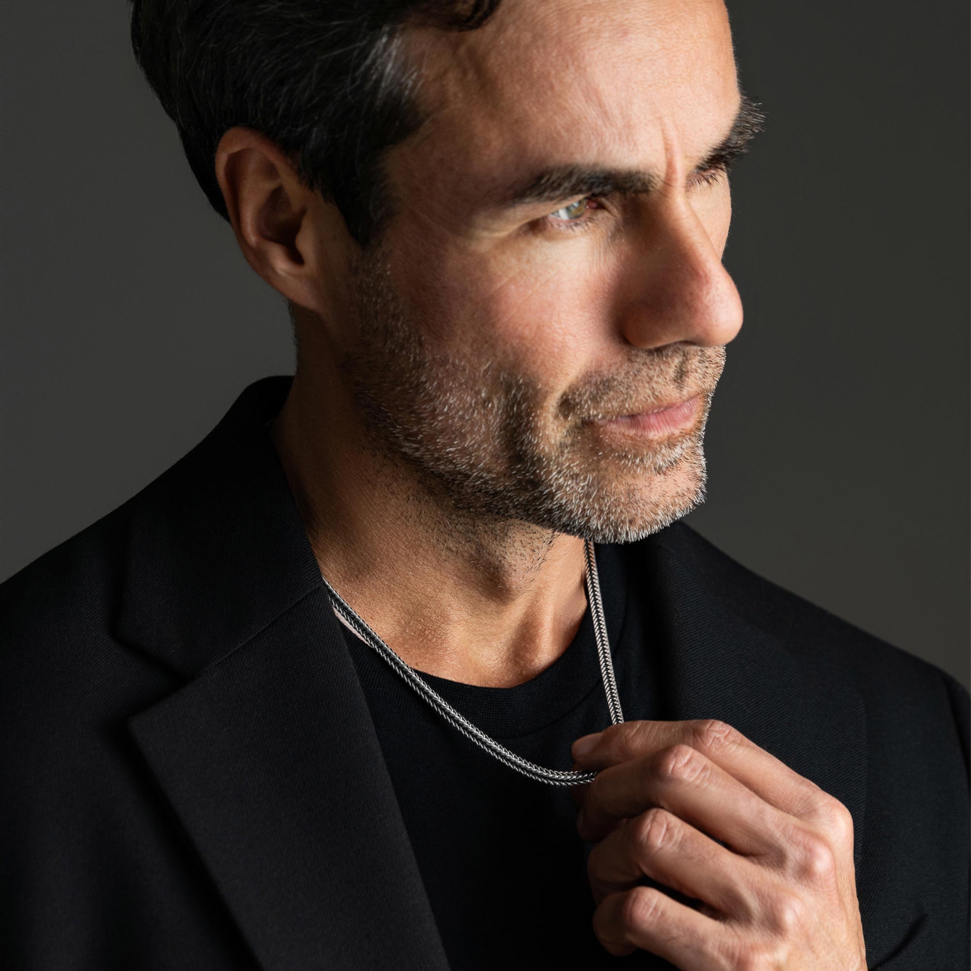 Sergo - 925 Sterling Silver Handmade Chain Necklace