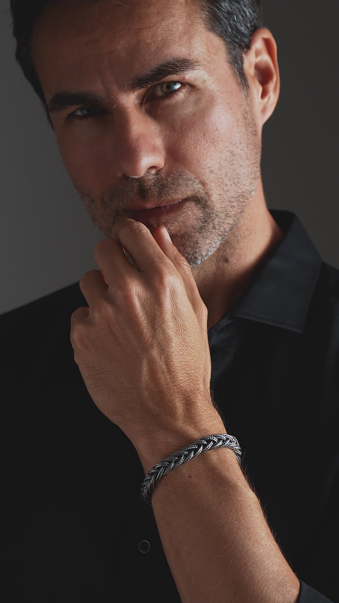 Men's 925 Sterling Silver Foxtail Bracelet – Handwoven | Ronatelli